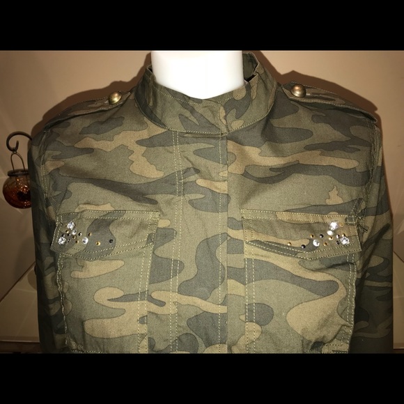 **🎊SOLD🎊 Lane Bryant Military Jacket - Picture 1 of 5
